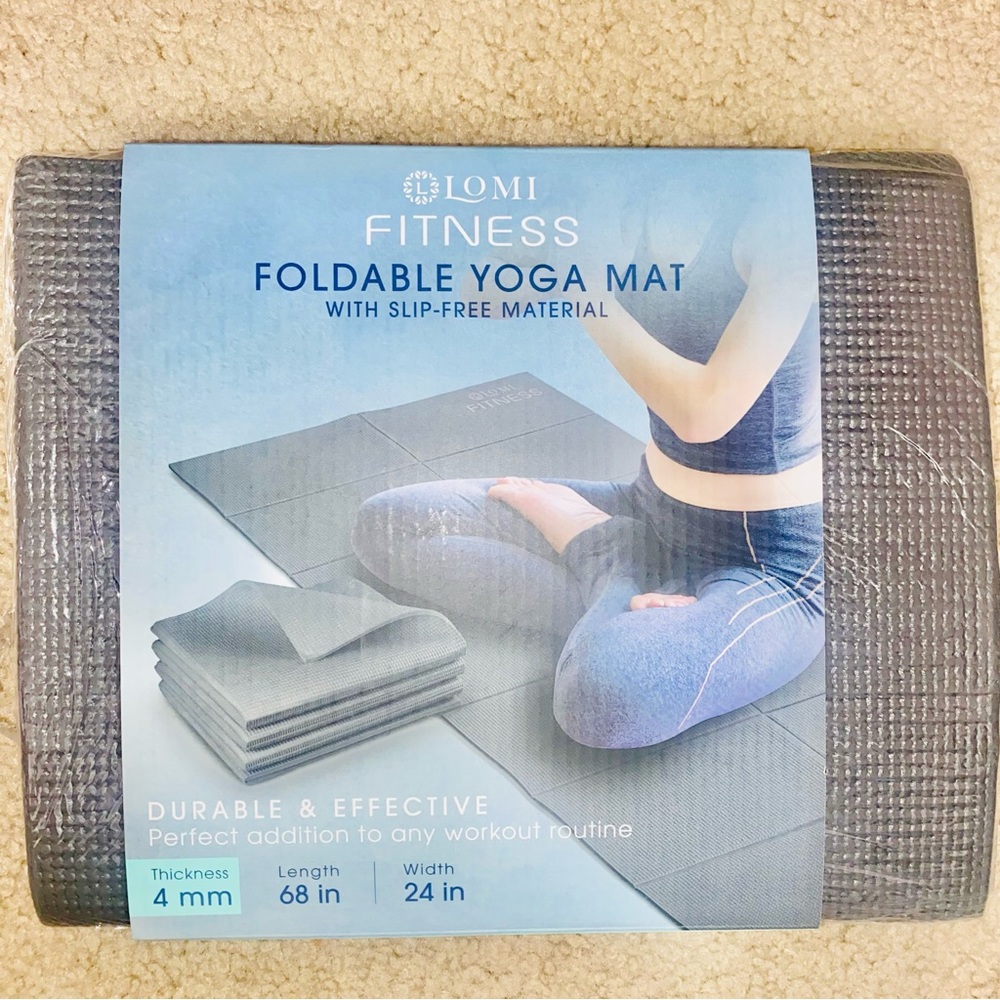 NWT Lomi Fitness Foldable Yoga Mat